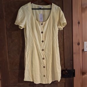 Yellow, polka-dot, Moxy dress